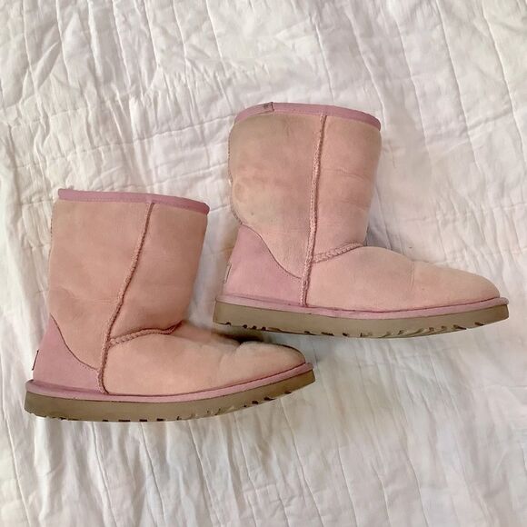 UGG Pink Winter Boots - Picture 3 of 11